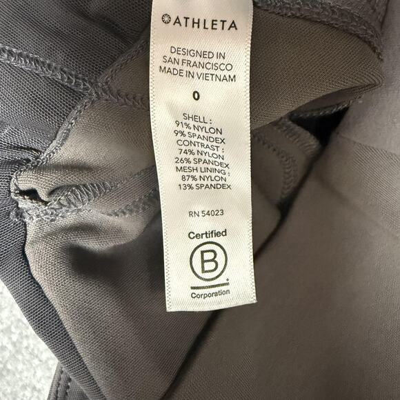 Athleta Headlands Hybrid Cargo Pants Womens 0 Brown High Rise Zip Pockets Ankle - Picture 5 of 11